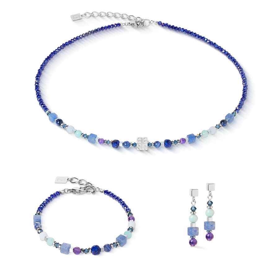 Armband Shape Mix Spikes Blue Moon