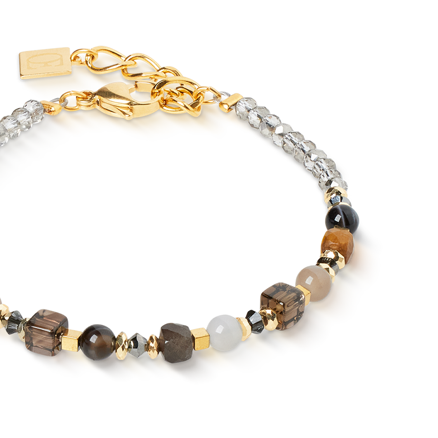 Armband Shape Mix Spikes Smoky Glow