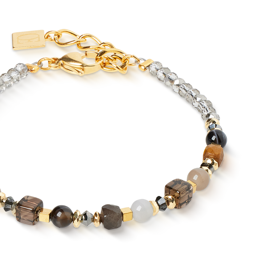 Armband Shape Mix Spikes Smoky Glow