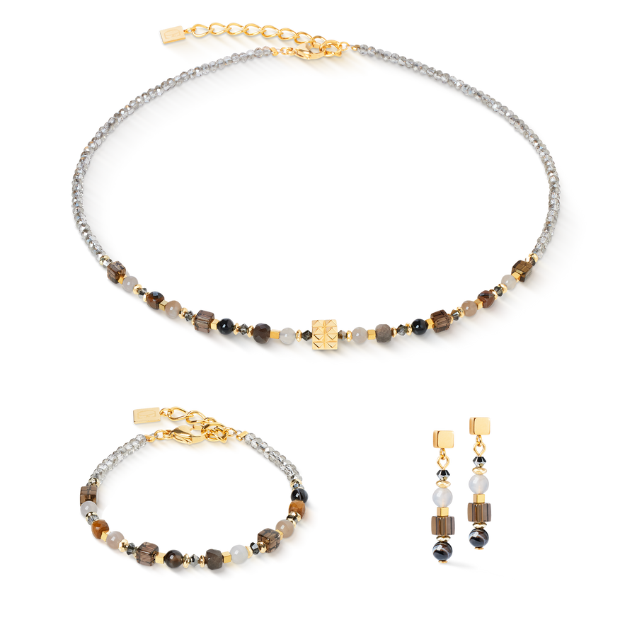 Armband Shape Mix Spikes Smoky Glow