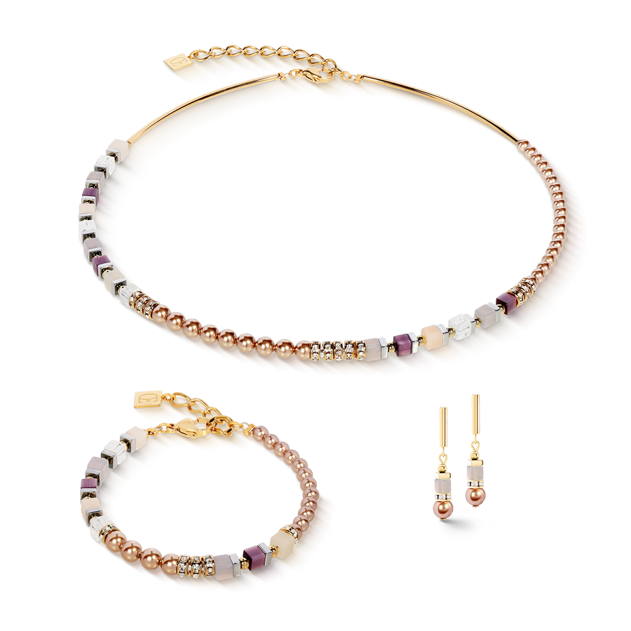 Precious Fusion Offset Halskette champagne-blush