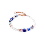 Precious Fusion Offset Armband roségold-blau