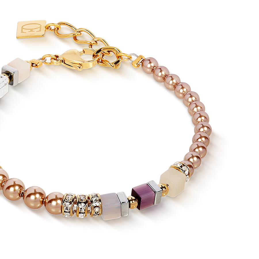 Precious Fusion Offset Armband champagne-blush