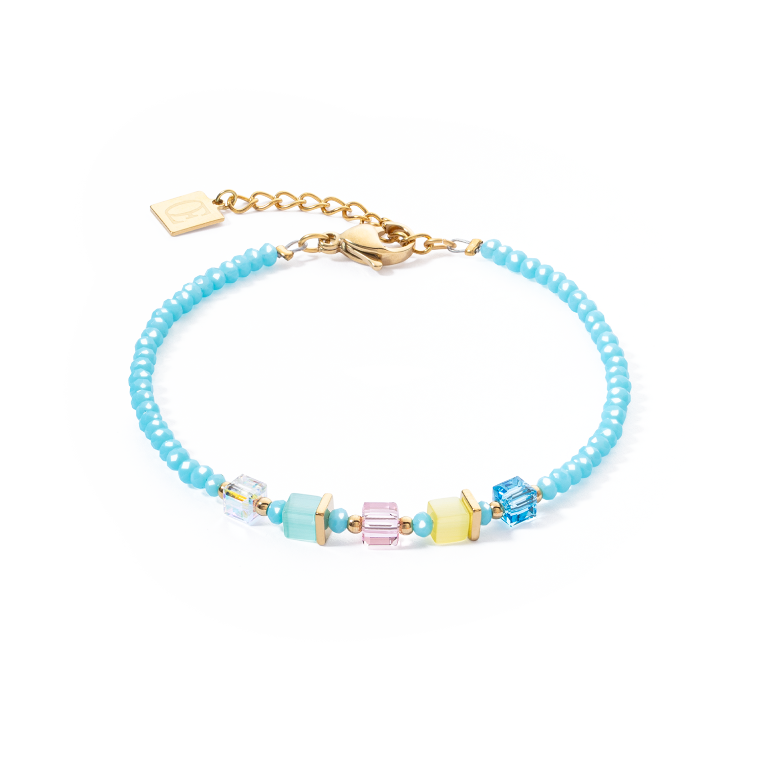 Joyful Colours Armband Türkis-Multicolor von COEUR DE LION