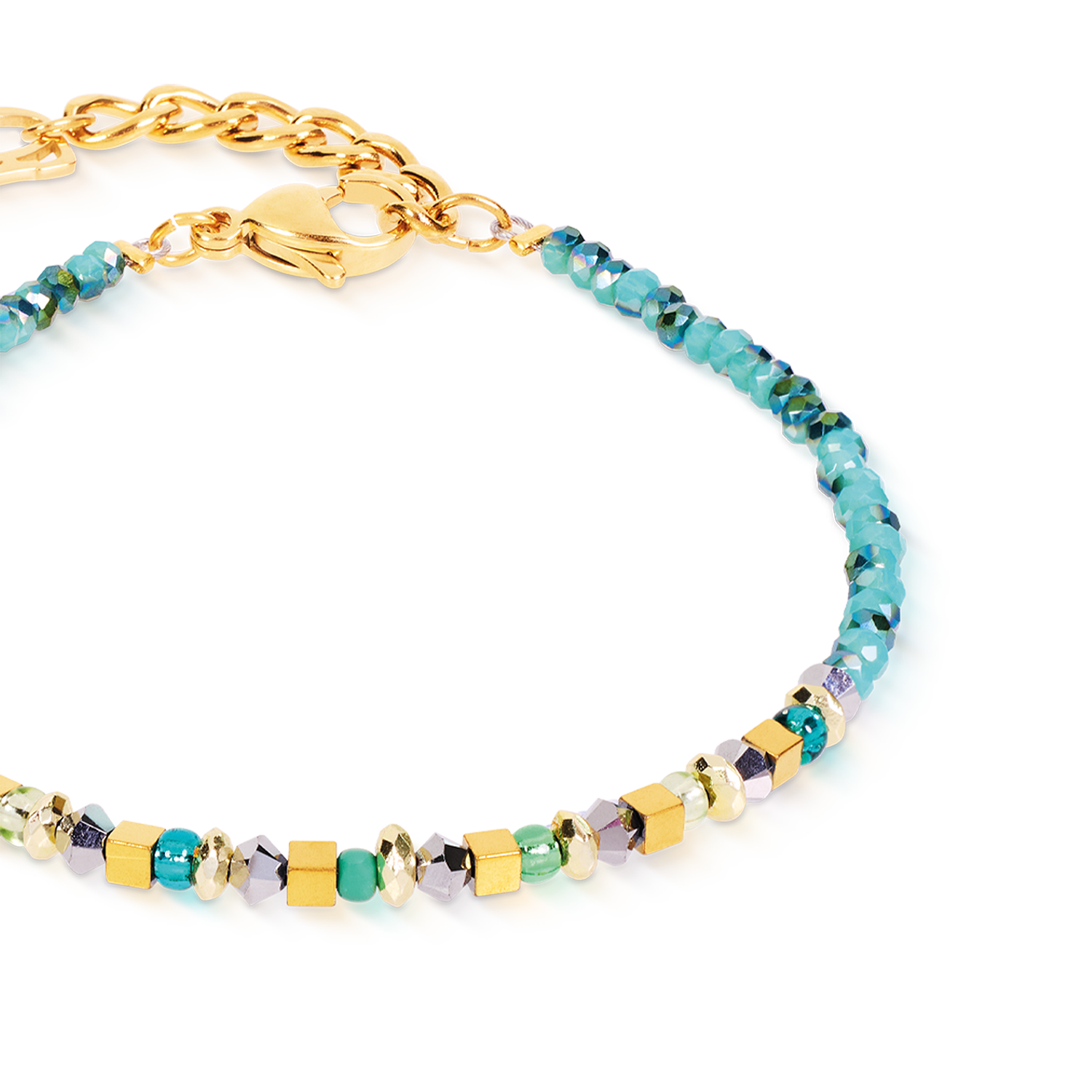 Armband Golden Whisper grün-gold
