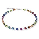 GeoCUBE® Halskette classic Polaris & Strass multicolor