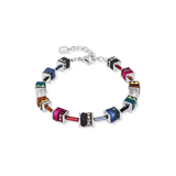 GeoCUBE® Armband classic Polaris & Strass multicolor Winter
