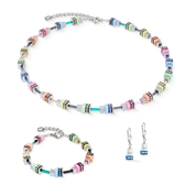 Ohrringe Fresh Sorbet Cube multicolor von COEUR DE LION – im Set mit passenden Schmuckstücken