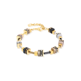 Armband Urban Nature Cube beige-gold