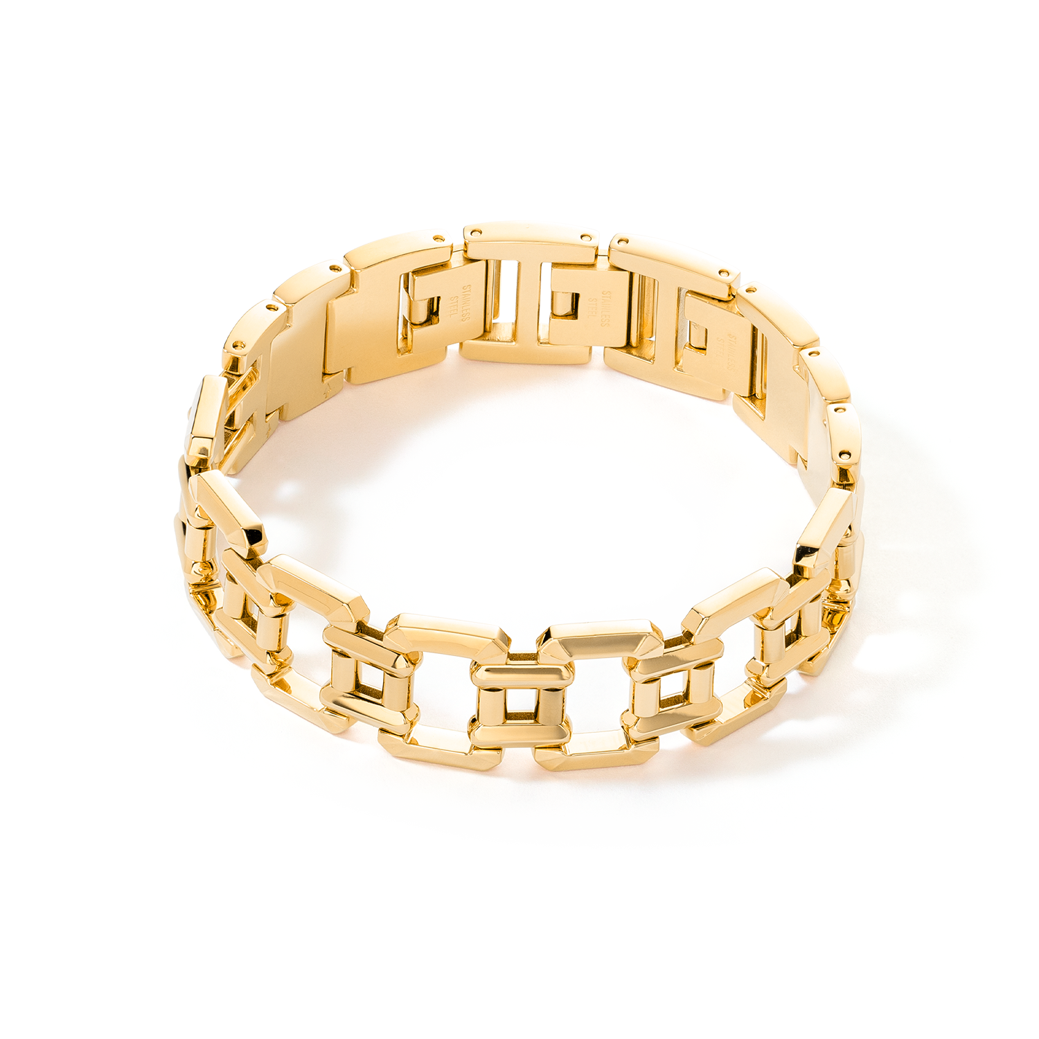 Schmuckarmband Edelstahl gold