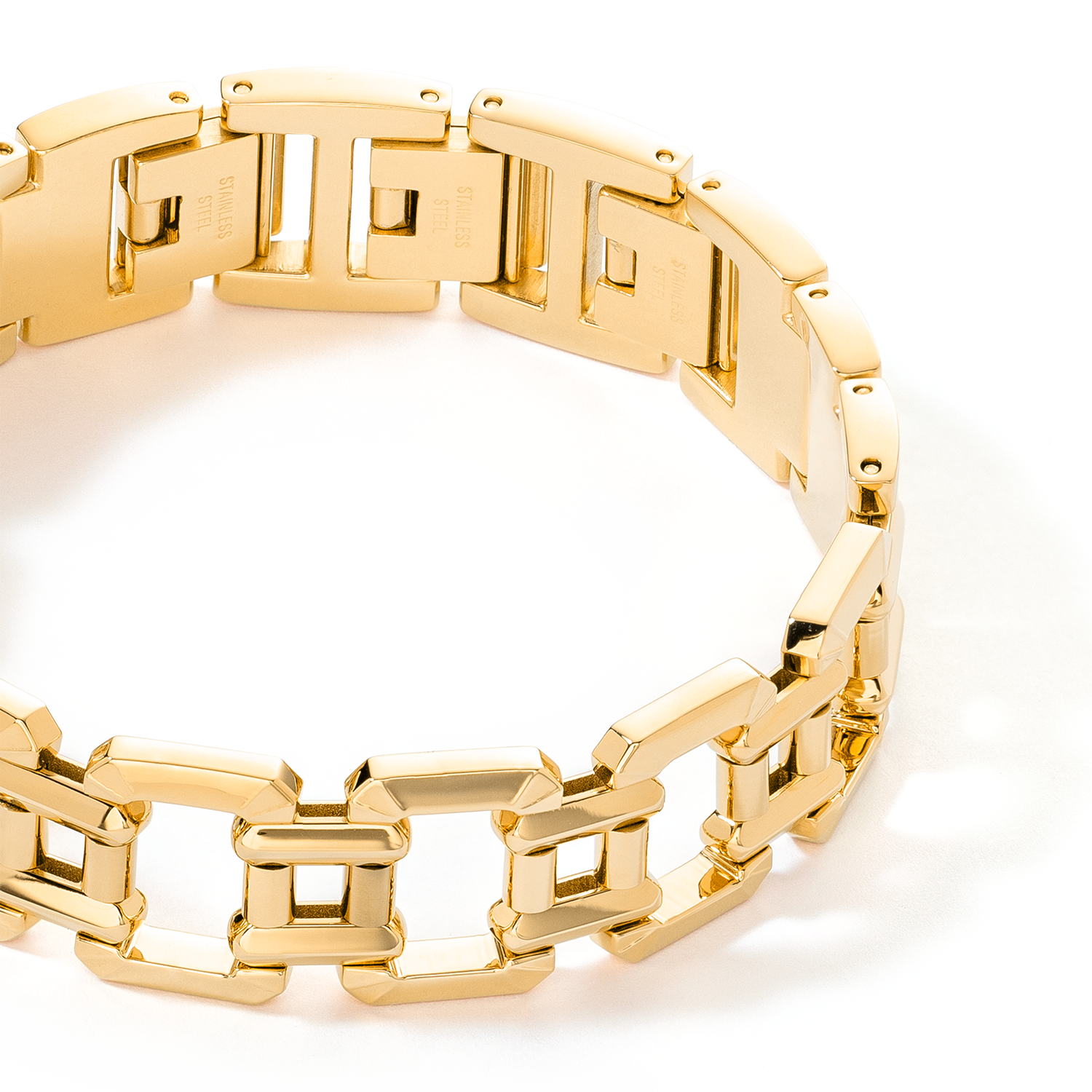 Schmuckarmband Edelstahl gold