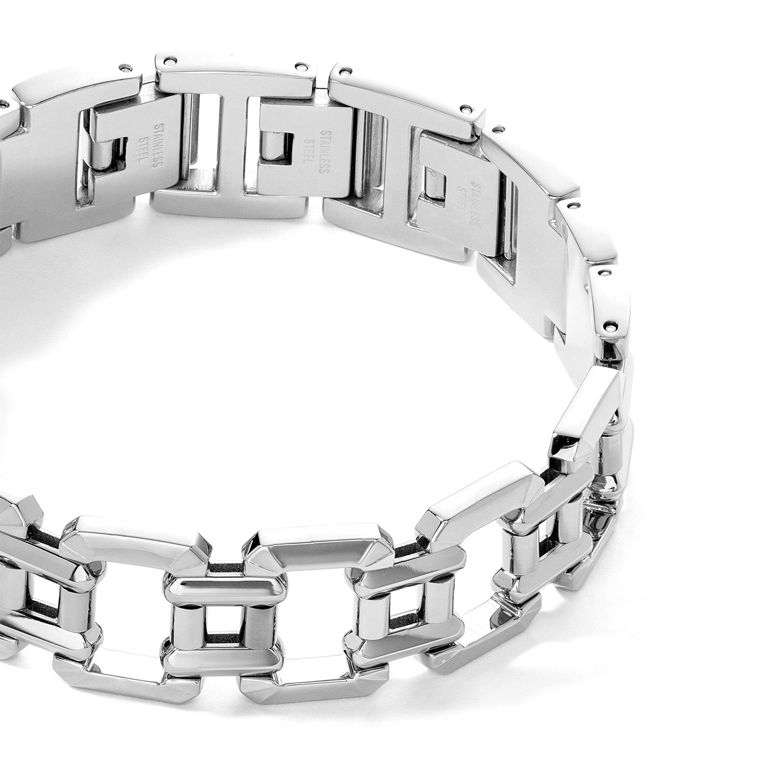 Schmuckarmband Edelstahl silber