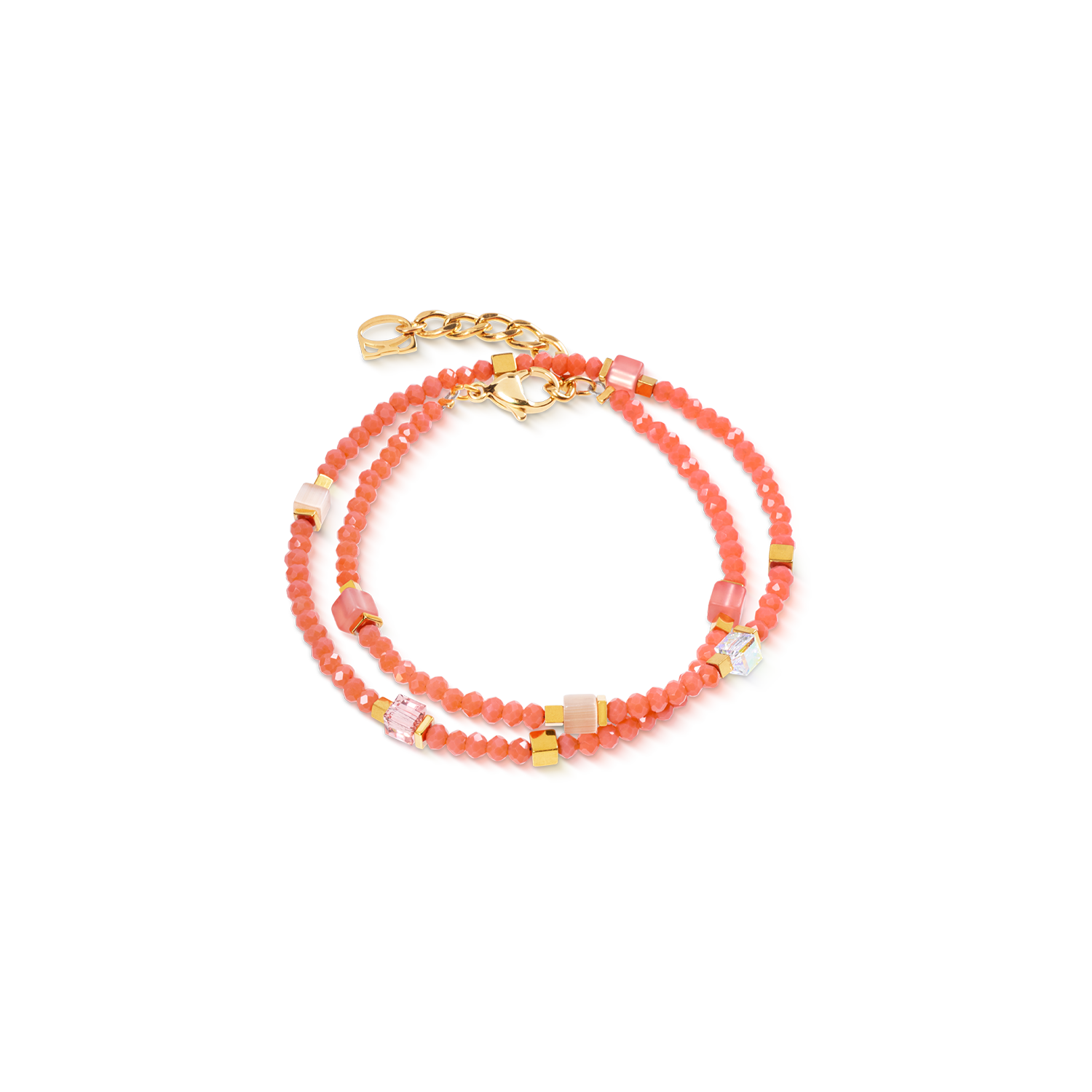 Joyful Colours Flex Armband gold-orange
