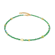 Joyful Colours Flex Armband gold-grün von COEUR DE LION – Tragevariante