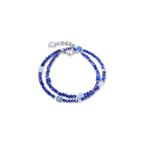 Joyful Colours Flex Armband silber-blau