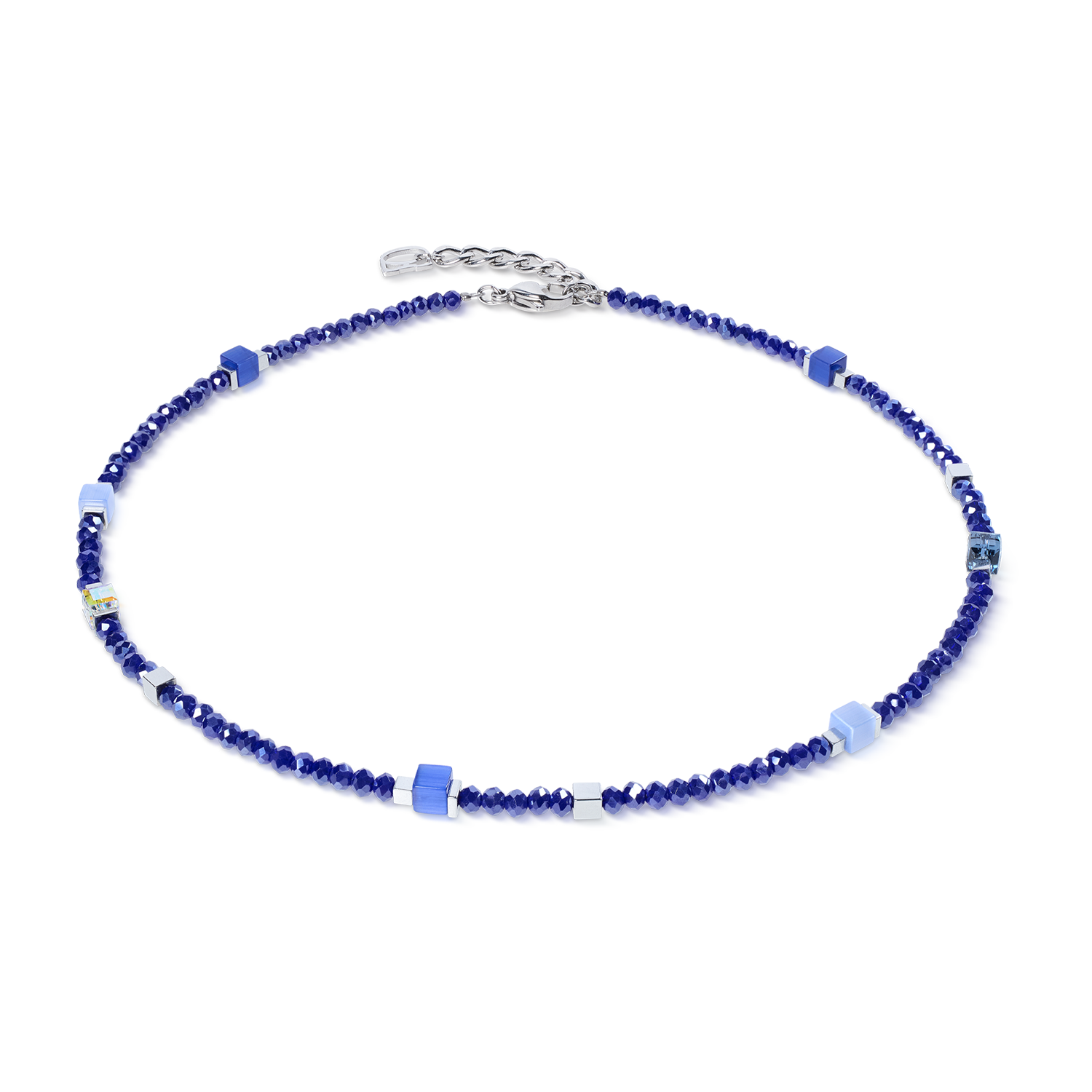 Joyful Colours Flex Armband silber-blau