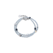 Joyful Colours Flex Armband silber-grau von COEUR DE LION