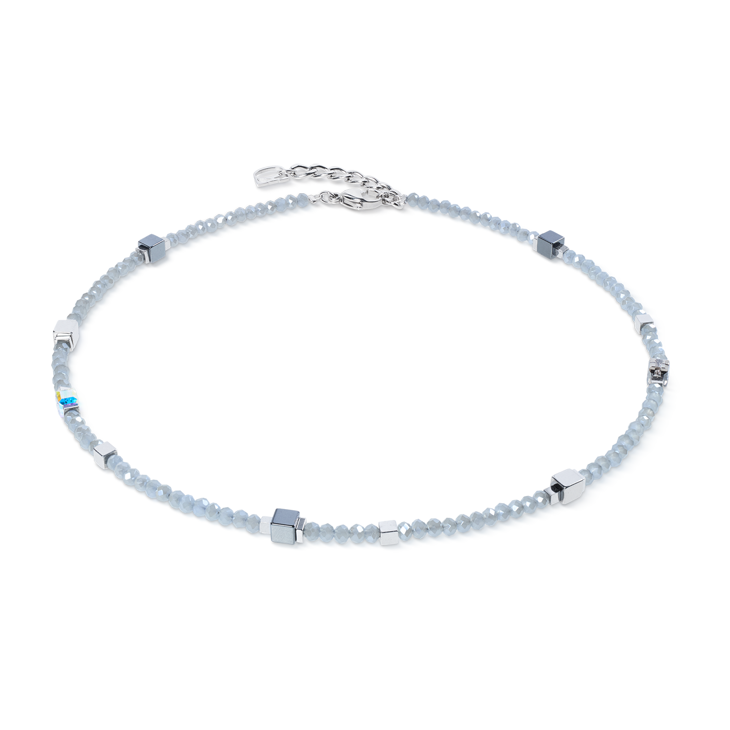 Joyful Colours Flex Armband silber-grau