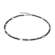 Joyful Colours Flex Armband silber-schwarz von COEUR DE LION – Tragevariante