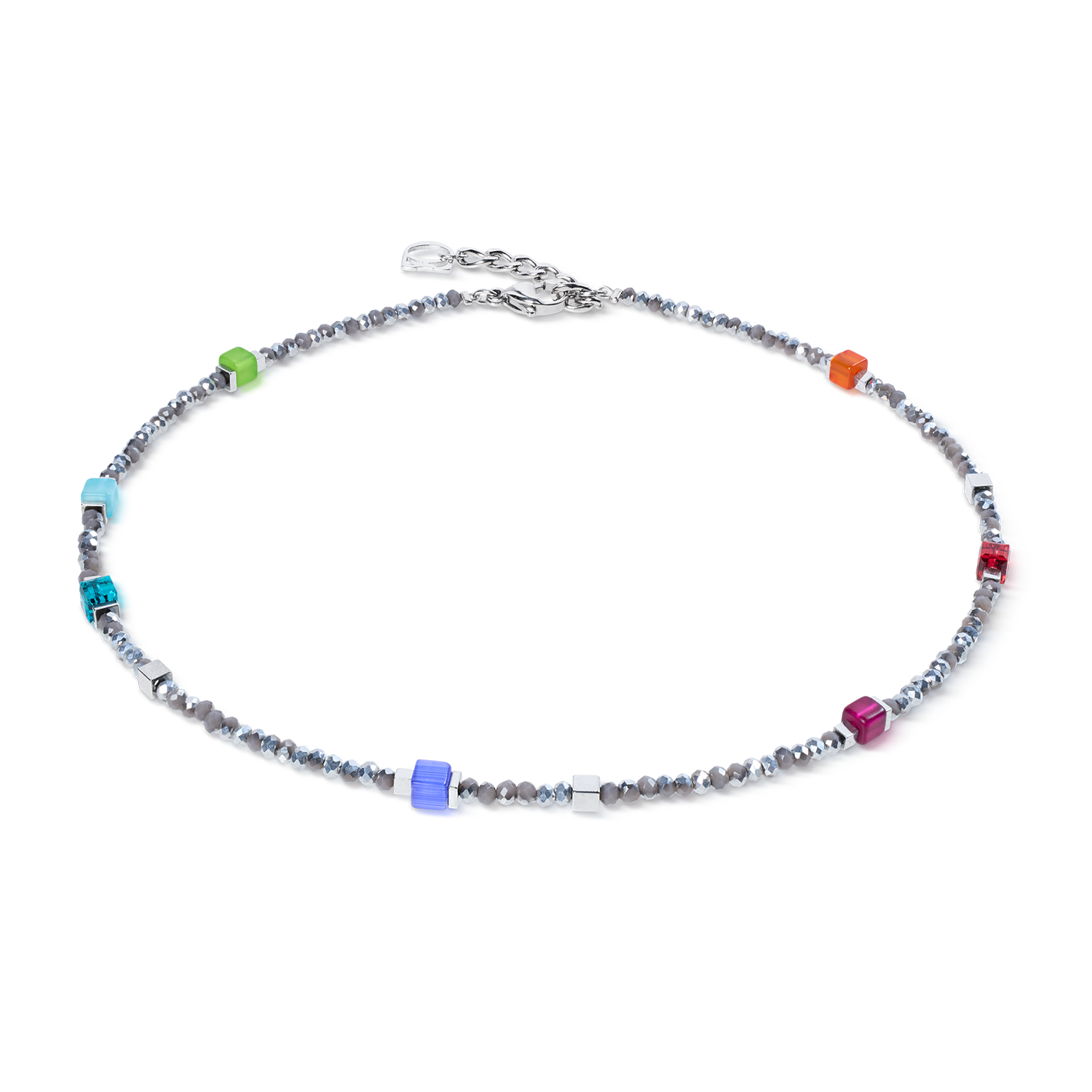 Joyful Colours Flex Armband silber-multicolor