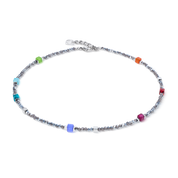 Joyful Colours Flex Armband silber-multicolor von COEUR DE LION – Tragevariante