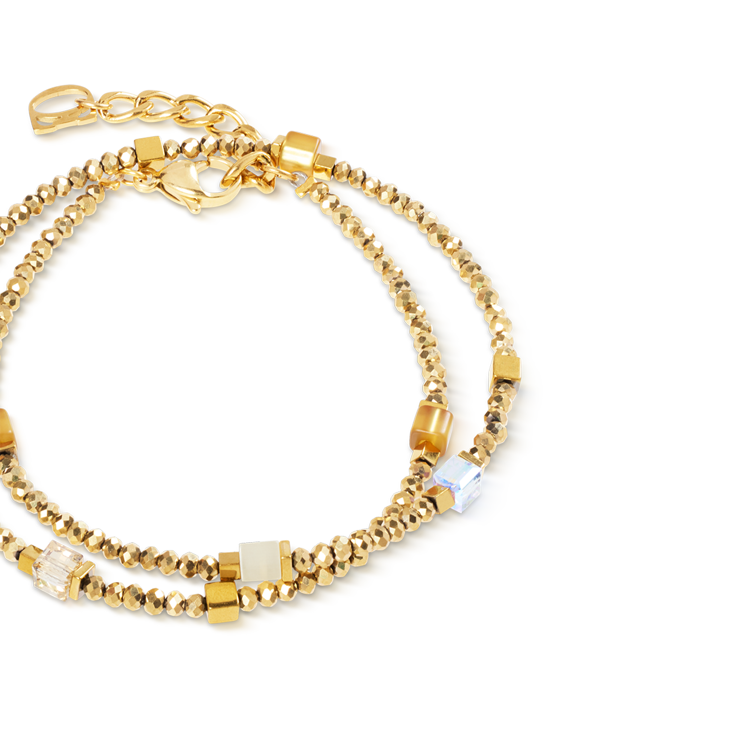 Joyful Colours Flex Armband gold-gold