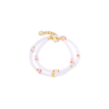 Joyful Colours Flex Armband gold-rosa