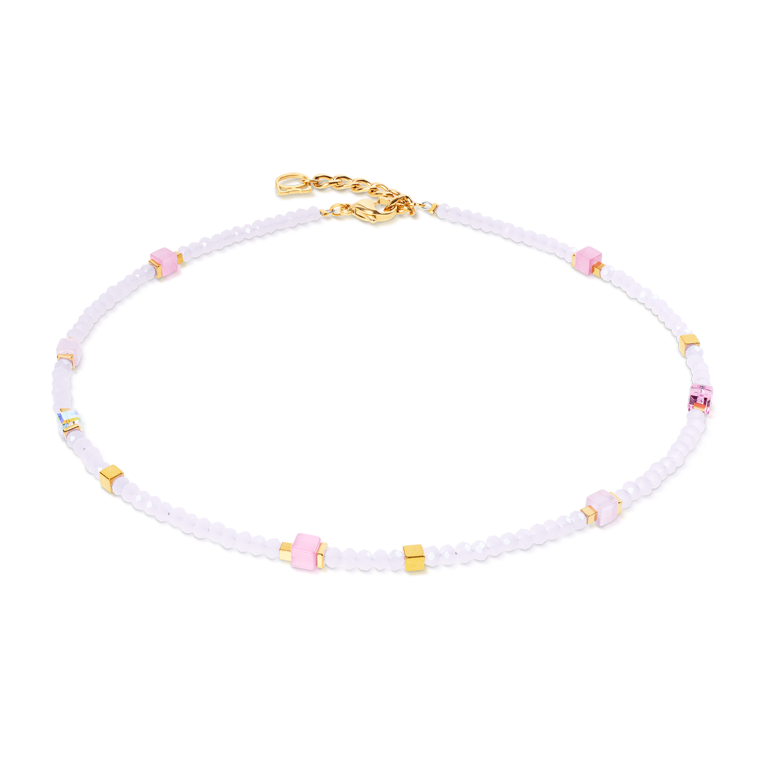 Joyful Colours Flex Armband gold-rosa