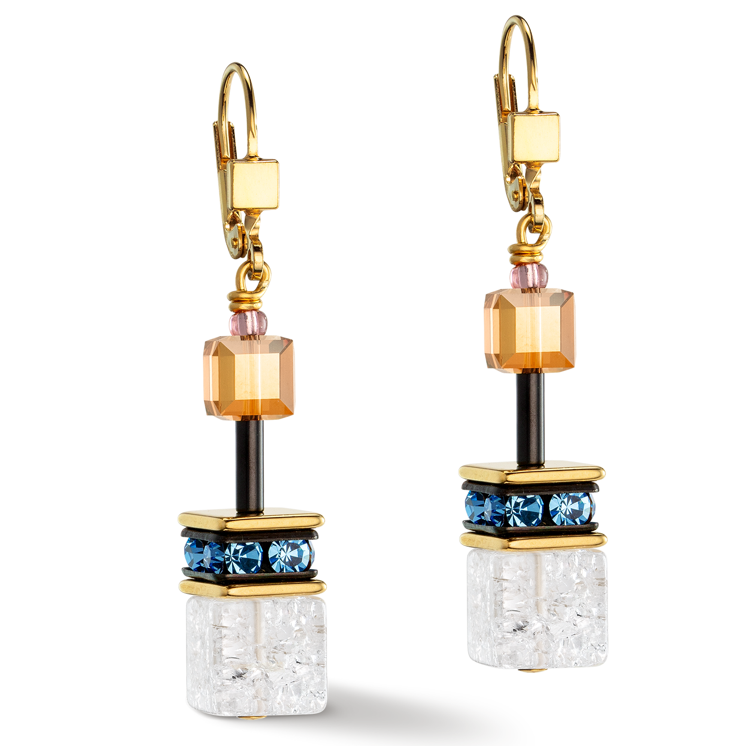 GeoCUBE® Iconic Statement Precious Ohrringe multicolor