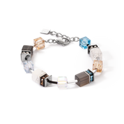 GeoCUBE® Iconic Statement Precious Armband aqua-beige von COEUR DE LION