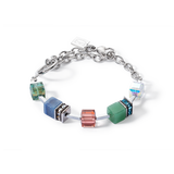Armband GeoCUBE® Statement Precious Chunky Chain Multiwear 35 multicolor