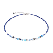 Halskette Mini Cubes blau von COEUR DE LION