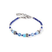 Armband Mini Cubes blau von COEUR DE LION
