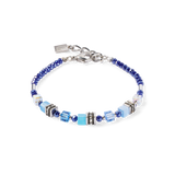 Armband Mini Cubes blau