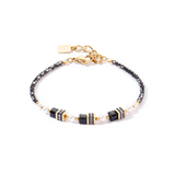 Armband Sparkling Princess gold-schwarz