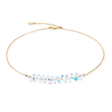 Halskette Dancing Crystals Pure gold-kristall