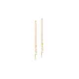 Ohrringe Dancing Crystals Pure gold-kristall