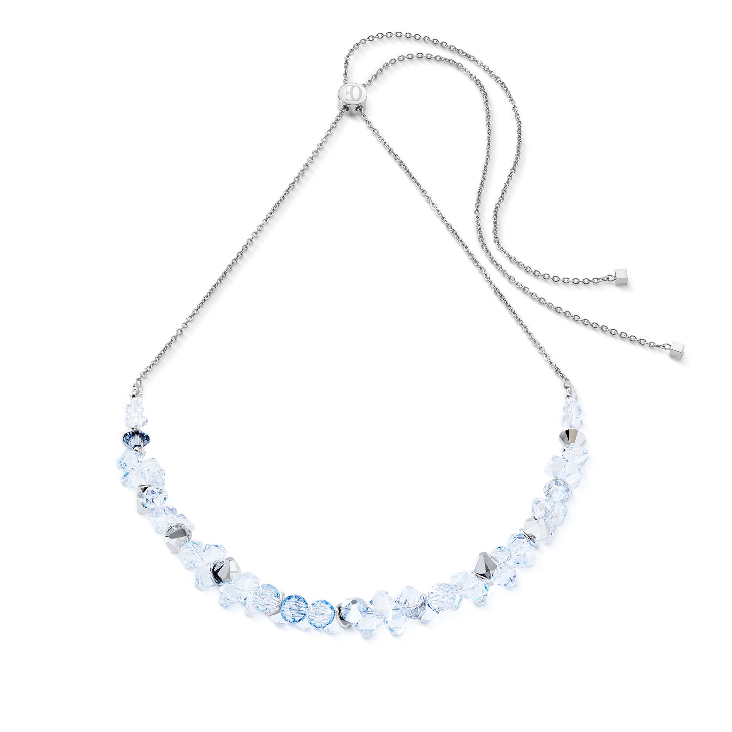 Dancing Crystals Halskette silber-kristall