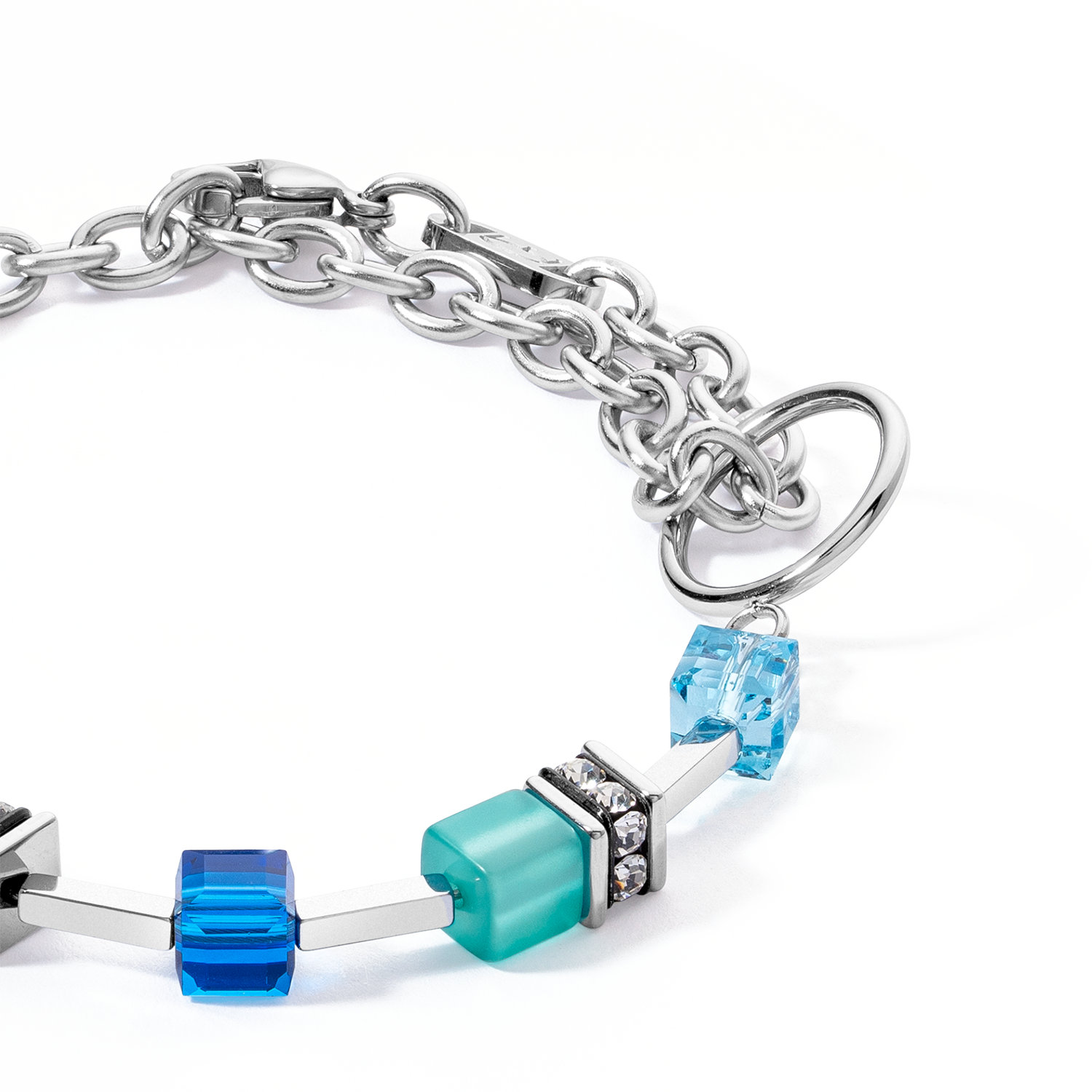 GeoCUBE® Iconic Layer Chain Armband Ocean Vibes