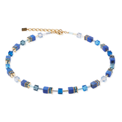 GeoCUBE® Iconic Precious Halskette blau von COEUR DE LION