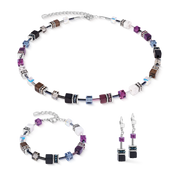 GeoCUBE® Iconic Precious Halskette Twilight von COEUR DE LION – im Set mit passenden Schmuckstücken