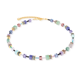 GeoCUBE® Iconic Precious Halskette Pastel Garden