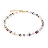 GeoCUBE® Iconic Precious Halskette Golden Blush