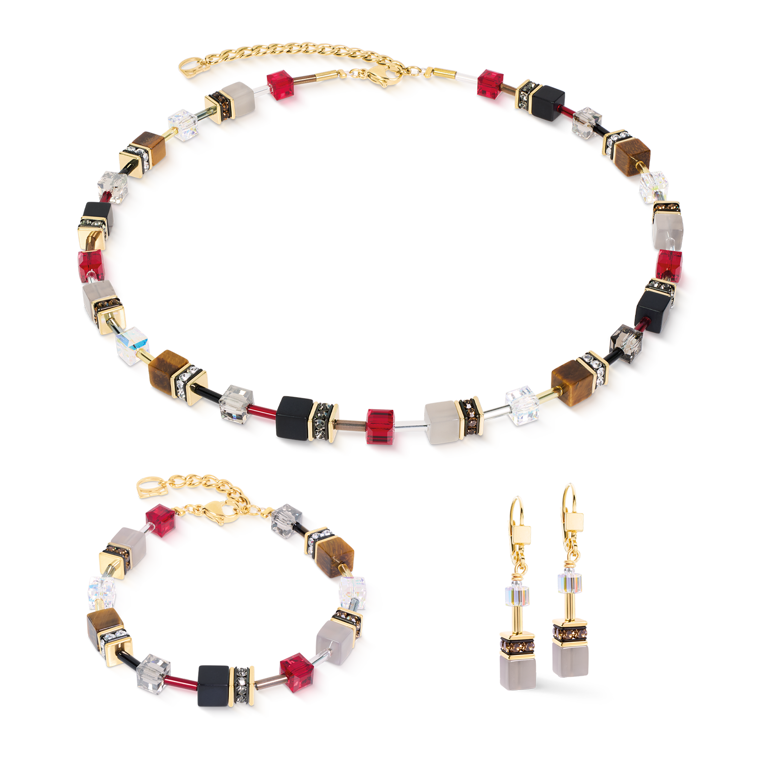 GeoCUBE® Iconic Precious Ohrhänger Rustic Luxe