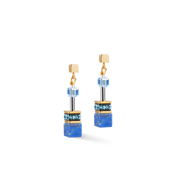 GeoCUBE® Iconic Precious Ohrringe blau von COEUR DE LION
