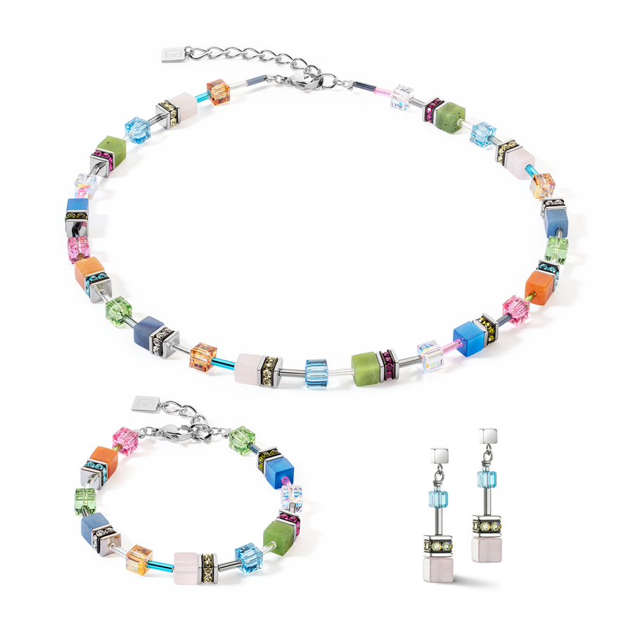 GeoCUBE® Iconic Precious Ohrringe multicolour boho