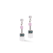 GeoCUBE® Iconic Precious Ohrringe rosa-flieder von COEUR DE LION