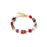 GeoCUBE® Iconic Precious Armband Festive rot