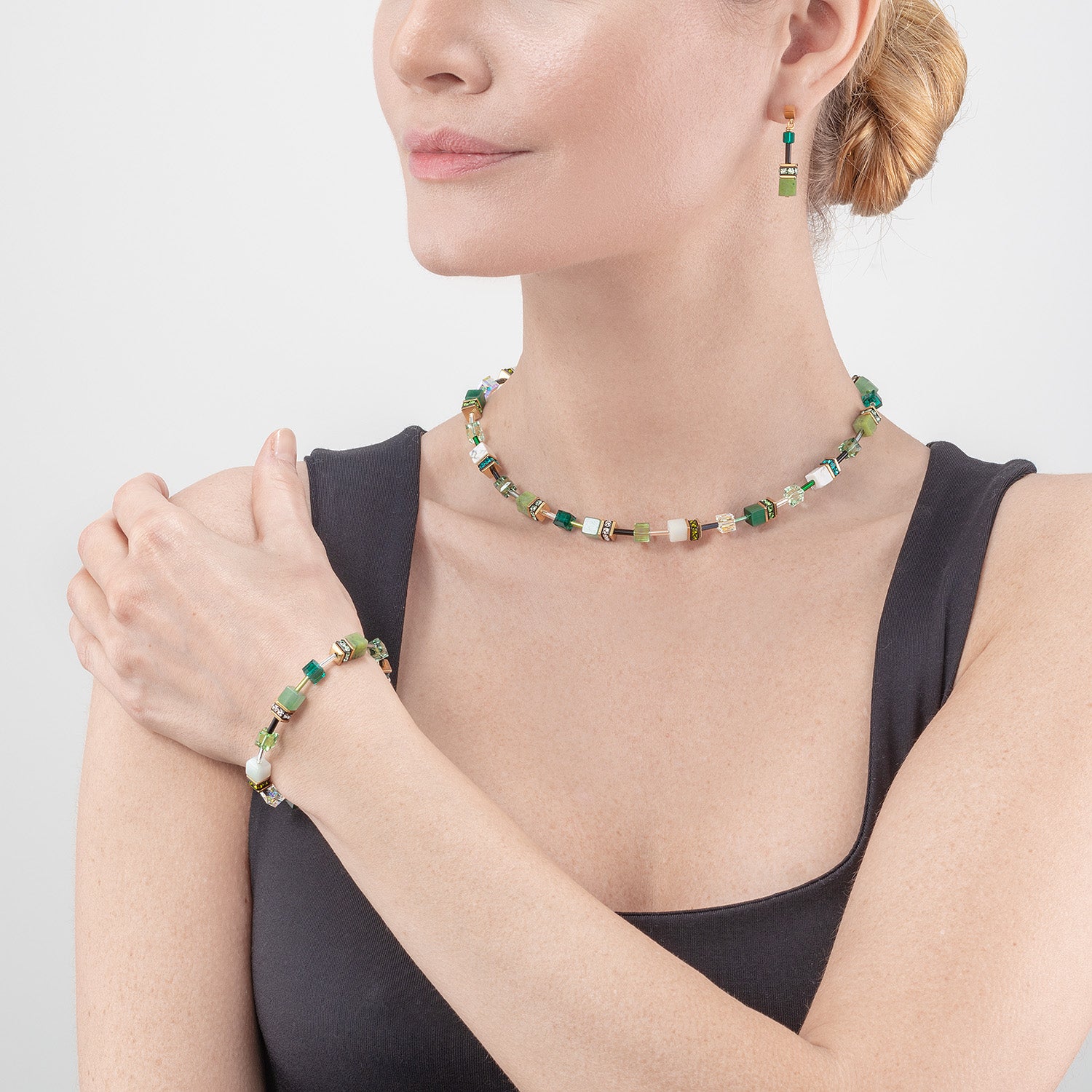 GeoCUBE® Iconic Precious Armband grün