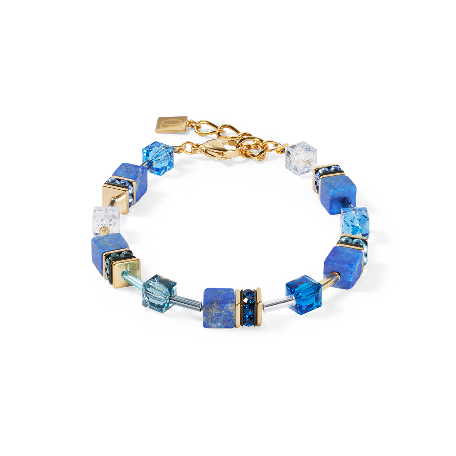 GeoCUBE® Iconic Precious Armband blau